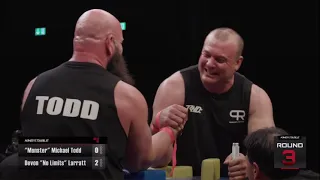 Devon Larratt vs Michael Todd  Armwrestlling DUbai 2021