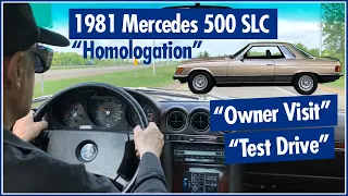 35 Years Owned! 1981 Mercedes 500SLC Euro Homologation Test Drive