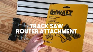 Dewalt DWS5031 tracksaw router attachment