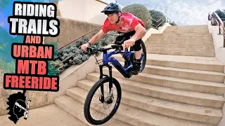 RIDING NEW BIKES ON SICK TRAILS AND URBAN MTB FREERIDE LINES