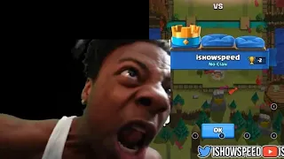 IShowSpeed Rage Quits Playing Clash Royale