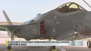 F-16 fleet stationed permanently at Holloman AFB