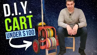 DIY Disc Golf Cart That's NOT Ugly for Under $100