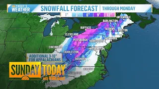 Severe Snow And Rare Ice Storm Expected To Hit The East Coast