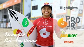 Highlights: Tainá Hinckel bicampeã sul-americana no Oi Pro Junior Series