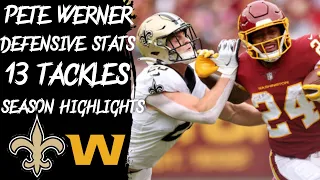 New Orleans Saints-Pete Werner Vs Washington Football Team Week 5 Season Highlights