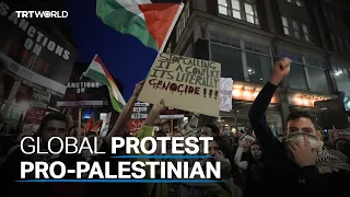 Protests held in support of Palestine across Arab world