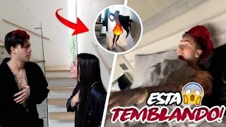 ESTA TEMBLANDO 😱 BROMA PESADA A MI ESPOSO ✨ Kimberly Loaiza