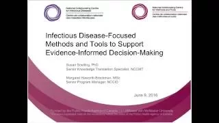 Webinar: Infectious Disease-Focused Methods and Tools to Support Evidence-Informed Decision-Making