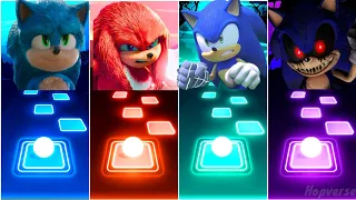 Sonic The Hedgehog 🛑 Knuckles 🛑 Sonic Prime 🛑 Sonic Exe || Tiles Hop EDM Rush! || Coffin Dance