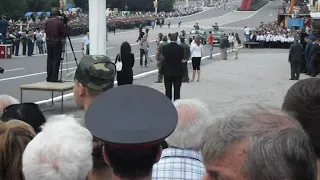 Transnistria independence day part 3 (president nearby)