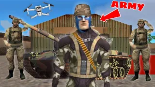 I Became a ARMY OFFICER | Rope Hero Vice Town | Zaib