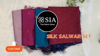 Traditional silk salwar set