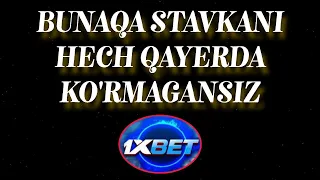 1XBET ENG ZO`R STAVKA QILISH SIRI