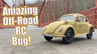 Mind-Blowing Military VW Beetle RC Car! ROCHobby KommandeurWagen Type82E Review | RC Driver