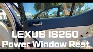 How to Reset Lexus Electric Windows | Lexus IS250 Power window Reset