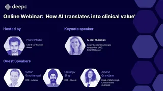 Webinar: How AI translates into clinical value