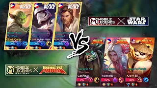 KUNG FU PANDA vs STAR WARS SQUAD ( Who Will Win?! )