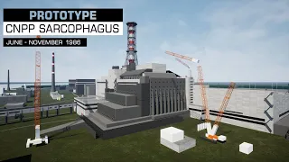 CNPP Sarcophagus Construction In 2 Minutes | UE5 WIP