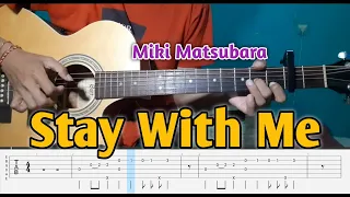 Stay With Me - Miki Matsubara | Fingerstyle Guitar Cover + TAB Tutorial