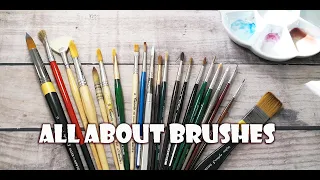 HOW TO CHOOSE YOUR OWN WATERCOLOR BRUSHES: a Mini Guide