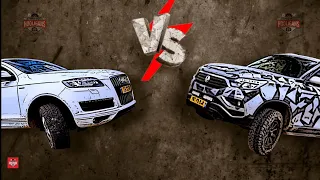 Audi Q7 3.0TDI vs SsangYong New Rexton G4 Off road vs Mitsubishi Pajero Epic Off road in Israel