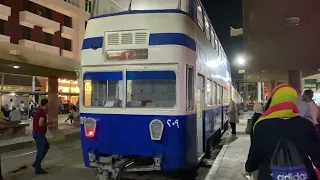 Alexandria Egypt’s 🇪🇬 Old Tram Lines Night time scenes at at the historic Raml Station