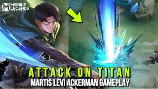 LEVI AOT X MARTIS TIENE UN EARLY INCONTROLABLE 🔥 | MOBILE LEGENDS