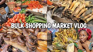 Monthly Food Shopping For My Family of 5|| Bulk Shopping Market Vlog