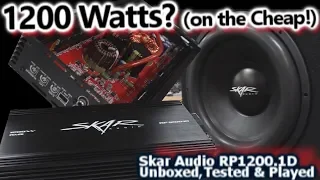 1200 Watts? On the CHEAP! Skar Audio RP1200.1D Tested - Pass or FAIL?