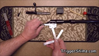 Ruger American Rimfire Rifle Trigger Shims - Installation Instructions