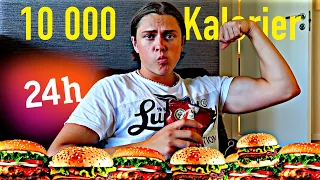 10 000 Kalorier på 24 Timer🍔🍦