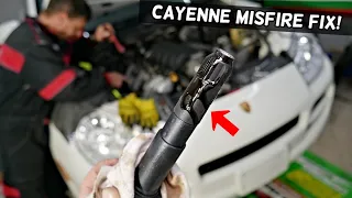 PORSCHE CAYENNE ENGINE MISFIRE FIX