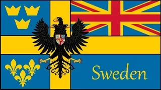 EU4 - Swedish Empire Timelapse Rule Britania