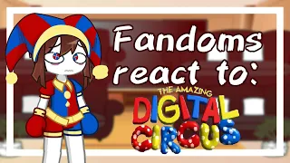 Fandoms REACT TO: The Amazing Digital Circus (ep 1 and 2)//episode 3