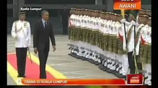 Hari pertama Barack Obama di Malaysia