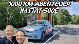 1000 Km Challenge im Fiat 500e gegen 17 Elektroautos. ED1000 #elektroauto #fiat500e #emobility