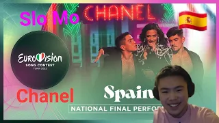 Chanel - SloMo - Spain 🇪🇸 - National Final Performance - Eurovision 2022 | REACTION Talented!