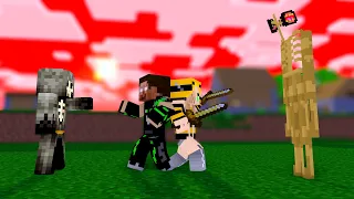 Monster School: SIREN HEAD ATTACK - Minecraft Brave Animation