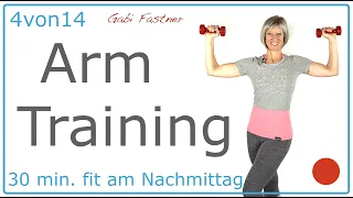 4/14🌱30 min. Arm und Oberkörper Training mit Hanteln | im Stehen