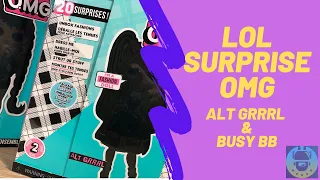 LOL Surprise OMG Alt Grrrl & Busy B.B. Unboxing Toy Review | TadsToyReview