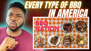 🇬🇧BRIT Reacts To EVERY TYPE OF BBQ IN AMERICA! *I'm salivating..
