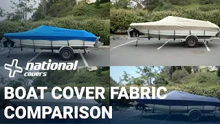 Boat Cover Fabric Comparison - Features & Benefits | National Covers