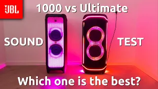 JBL Partybox 1000 vs Ultimate Sound comparison