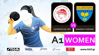 2021-22 Table Tennis Greek A1 Women: Olympiacos S.F.P.-Sarises Florinas