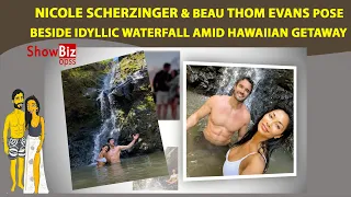 Nicole Scherzinger & Beau Thom Evans Pose Beside Idyllic Waterfall Amid Hawaiian Getaway