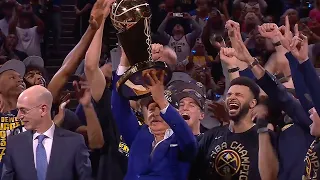 Denver Nuggets Receive Larry O'Brien Trophy 🏆 | 2023 NBA Finals