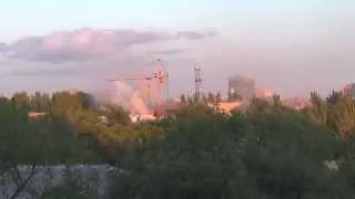 18 07 2015 Обстрел центра Донецка укрофашистами. The shelling the center of Donetsk