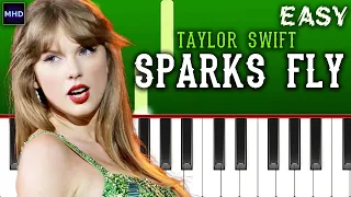 Taylor Swift - Sparks Fly (Taylor's Version) - Piano Tutorial [EASY]