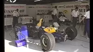 Williams active suspension video 1993